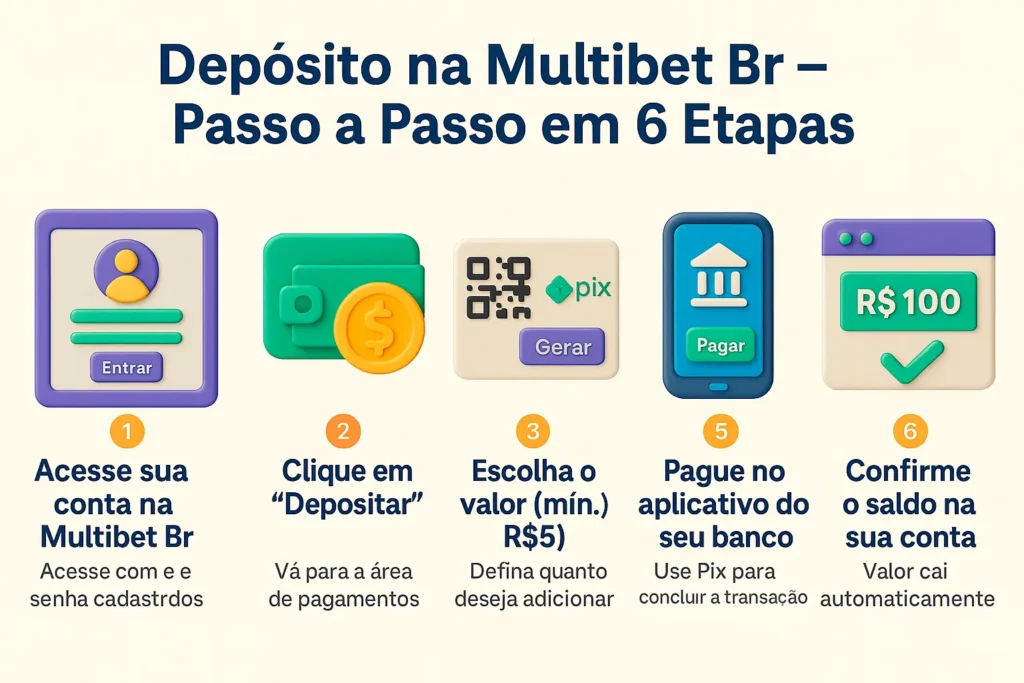 deposito multibet passo a passo pix
